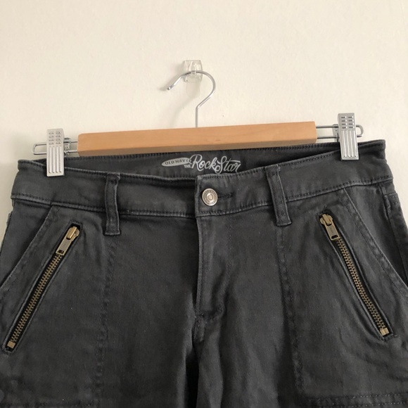 Old navy rockstar zip pocket pants - Picture 2 of 8